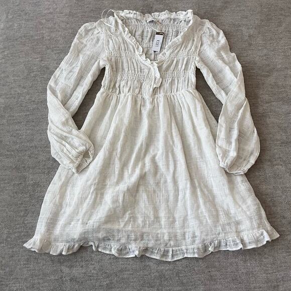 Lucca Couture Dresses & Skirts - Lucca Couture Cream Puff long sleeve Dress